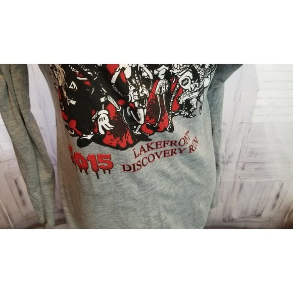 Leslie‎ Jordan thin lightweight hoodie hooded long - Picture 3 of 7